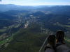 Flying along Goldmine ridge
