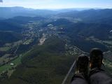 Flying along Goldmine ridge